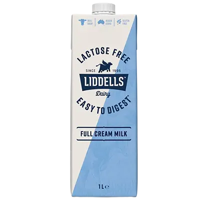 Liddells Lactose Free Full Cream 1L